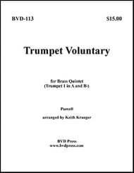 TRUMPET VOLUNTARY BRASS QUINTET P.O.D. cover